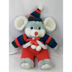 Gray Mouse Plush Sweater Hat Shirt Terry Pants 13 Inch Tb Trading Co Stuffed Toy